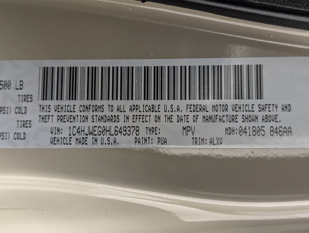 2017 Jeep Wrangler Unlimited Sahara