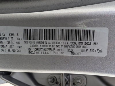 2019 RAM 1500 Laramie