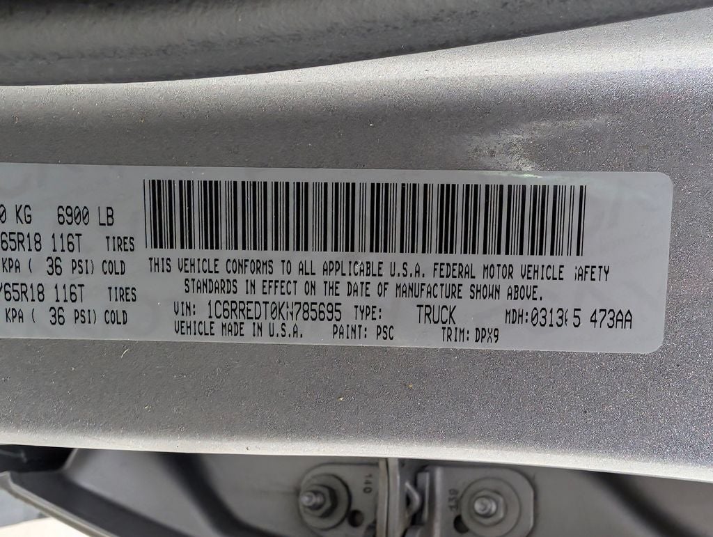 2019 RAM 1500 Laramie