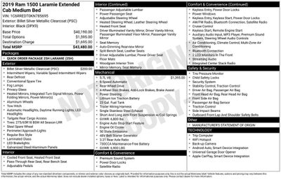 2019 RAM 1500 Laramie