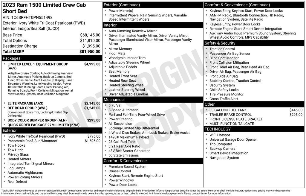 2023 RAM 1500 Limited
