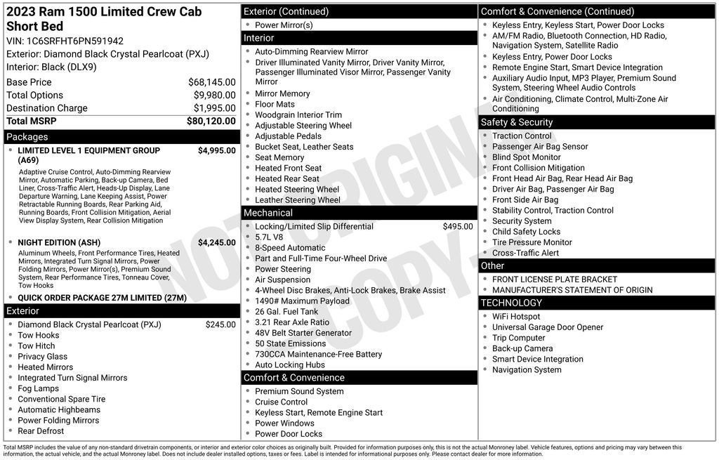 2023 RAM 1500 Limited