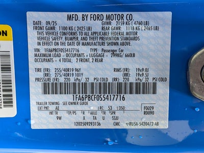 2025 Ford Mustang GT Premium