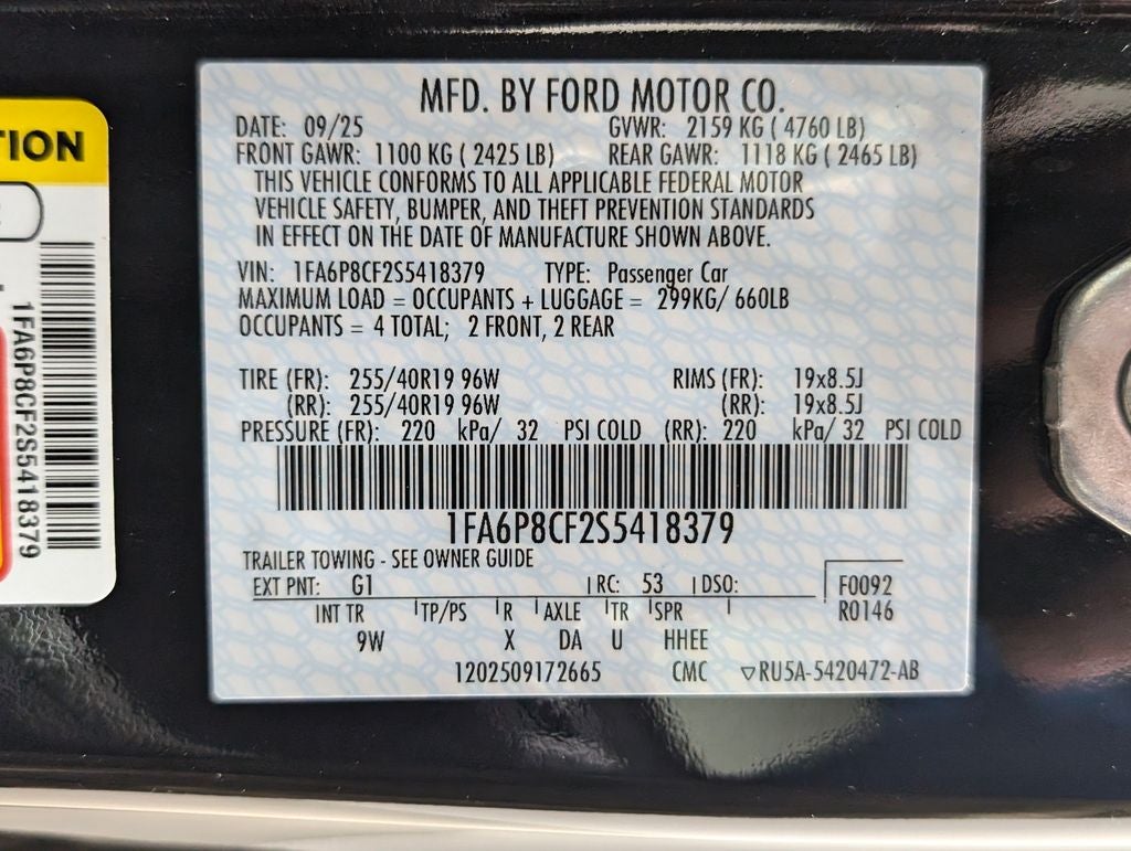 2025 Ford Mustang GT Premium