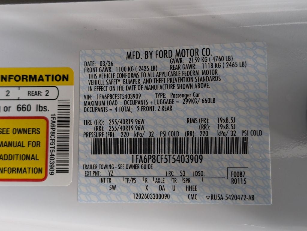 2026 Ford Mustang GT Premium