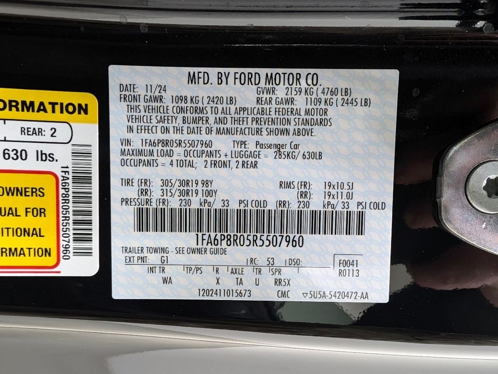 2024 Ford Mustang Dark Horse