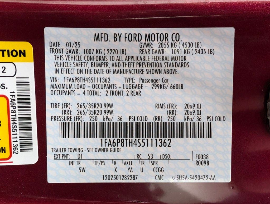 2025 Ford Mustang EcoBoost Premium