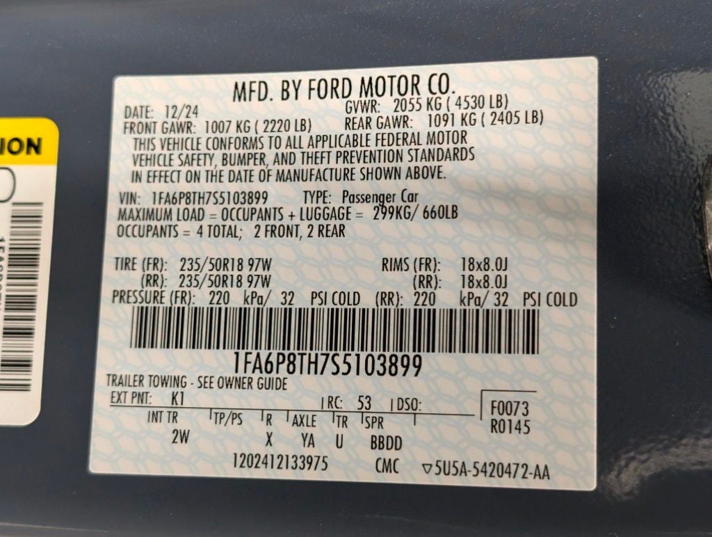 2025 Ford Mustang EcoBoost