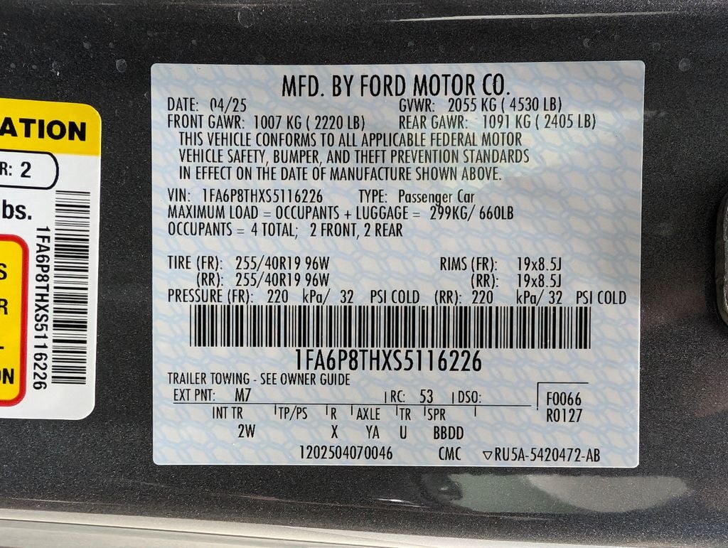 2025 Ford Mustang EcoBoost