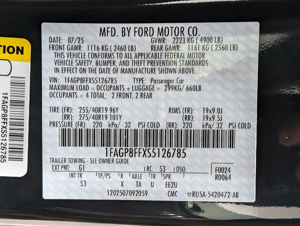 2025 Ford Mustang GT Premium