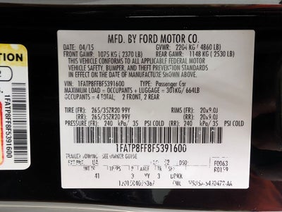 2015 Ford Mustang GT Premium