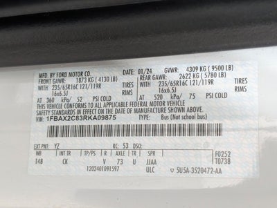 2024 Ford Transit-350 XL