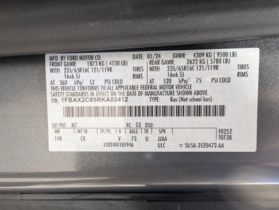 2024 Ford Transit-350 XL