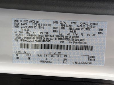 2025 Ford Transit-350 XL