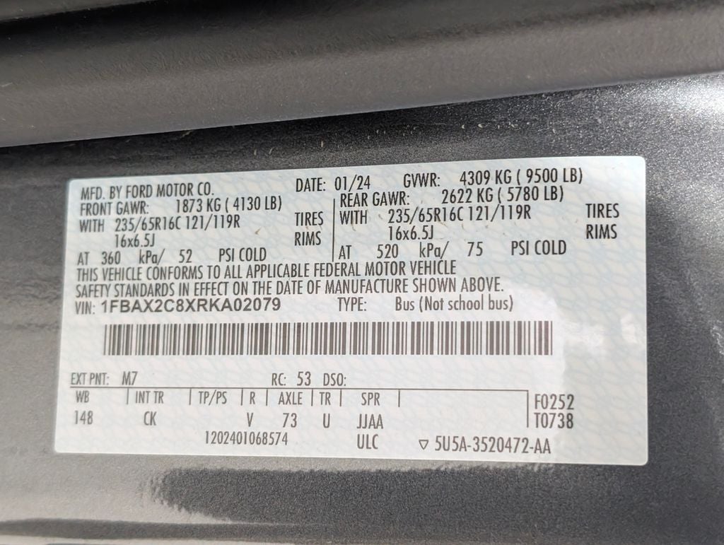 2024 Ford Transit-350 XL