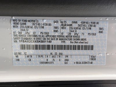 2025 Ford Transit-350 XL