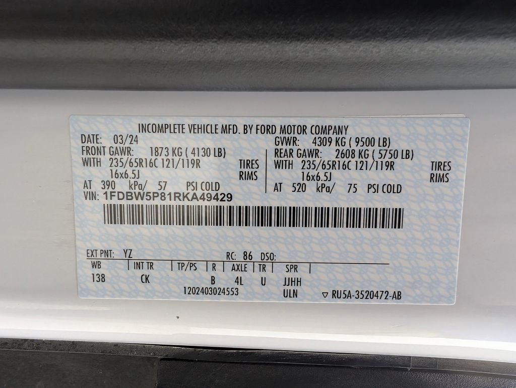 2024 Ford Transit-350 Base