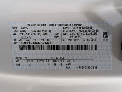 2025 Ford F-600SD XL CRANE BODY