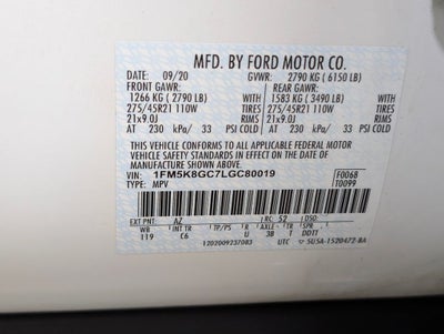 2020 Ford Explorer ST