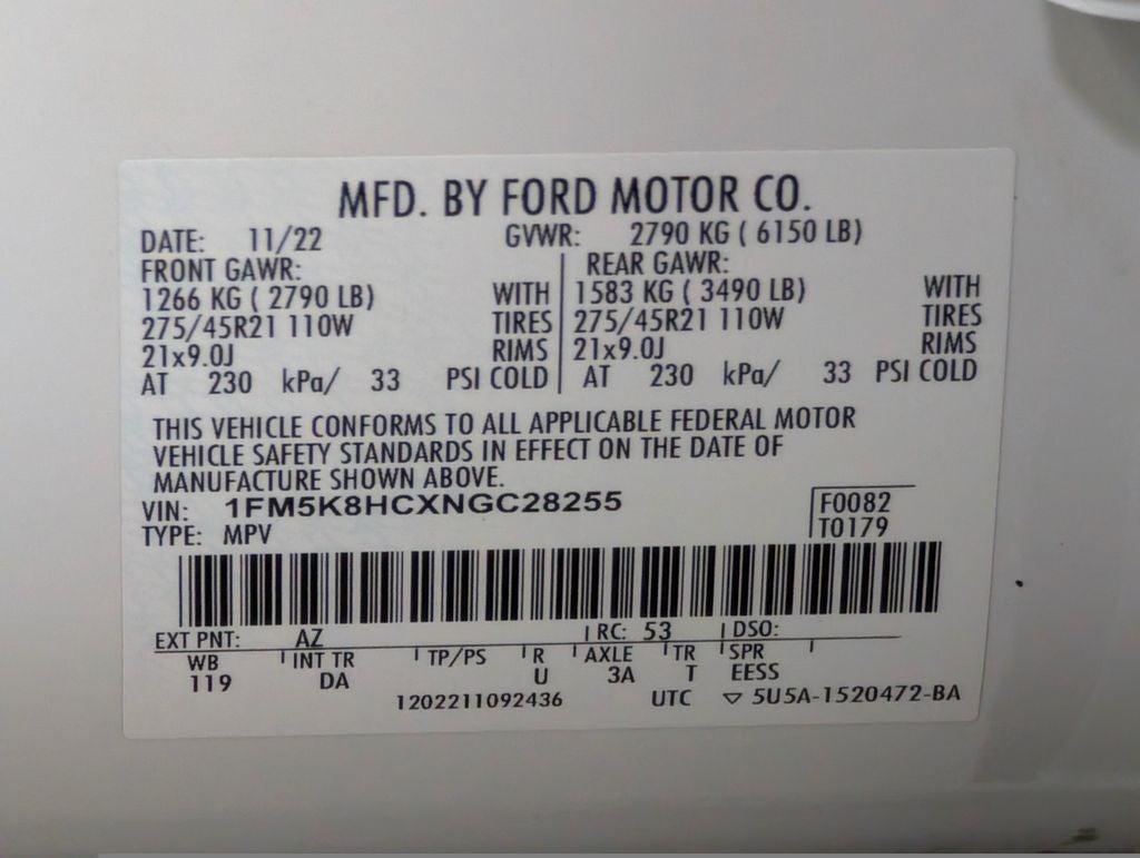 2022 Ford Explorer Platinum