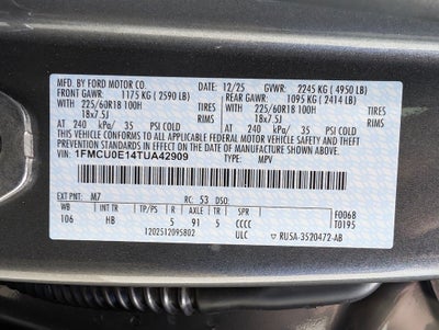 2026 Ford Escape Plug-In Hybrid Base