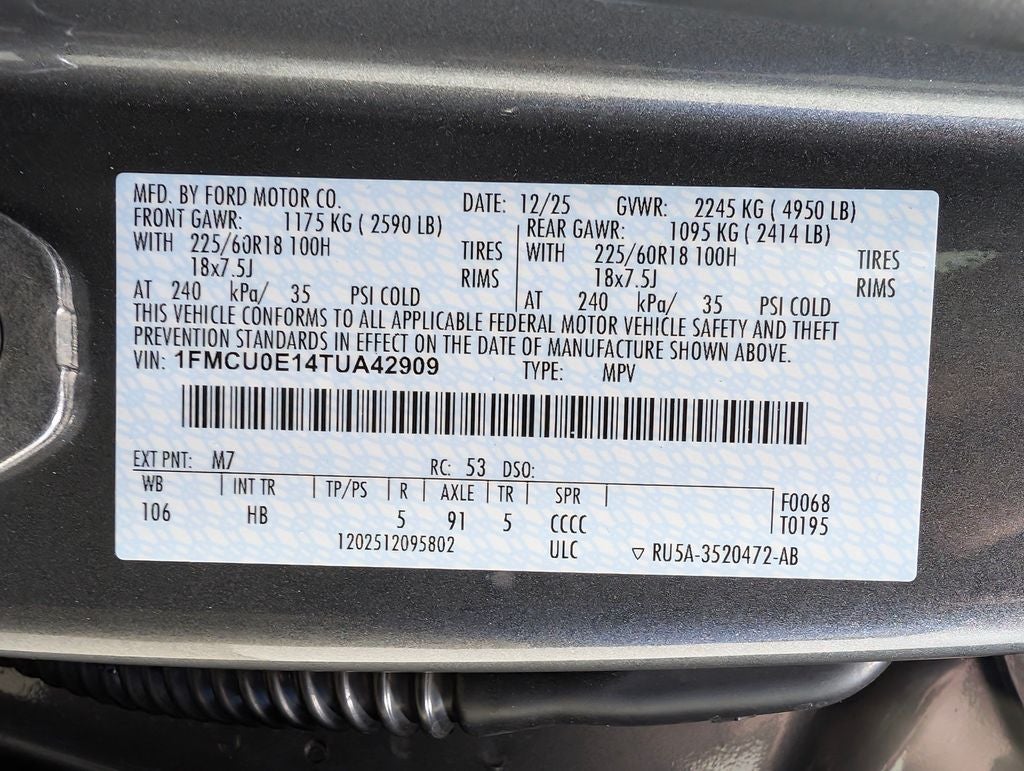 2026 Ford Escape Plug-In Hybrid Base