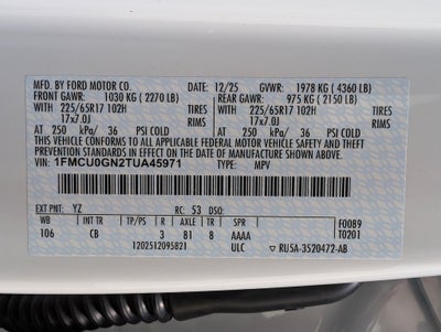 2026 Ford Escape Active