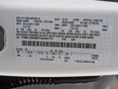 2026 Ford Escape Active