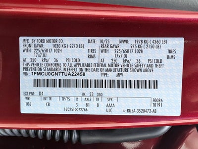 2026 Ford Escape Active