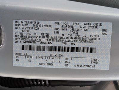 2026 Ford Escape Active