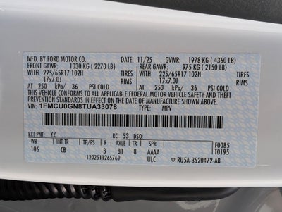 2026 Ford Escape Active