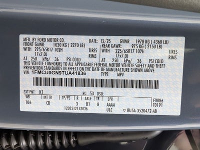 2026 Ford Escape Active