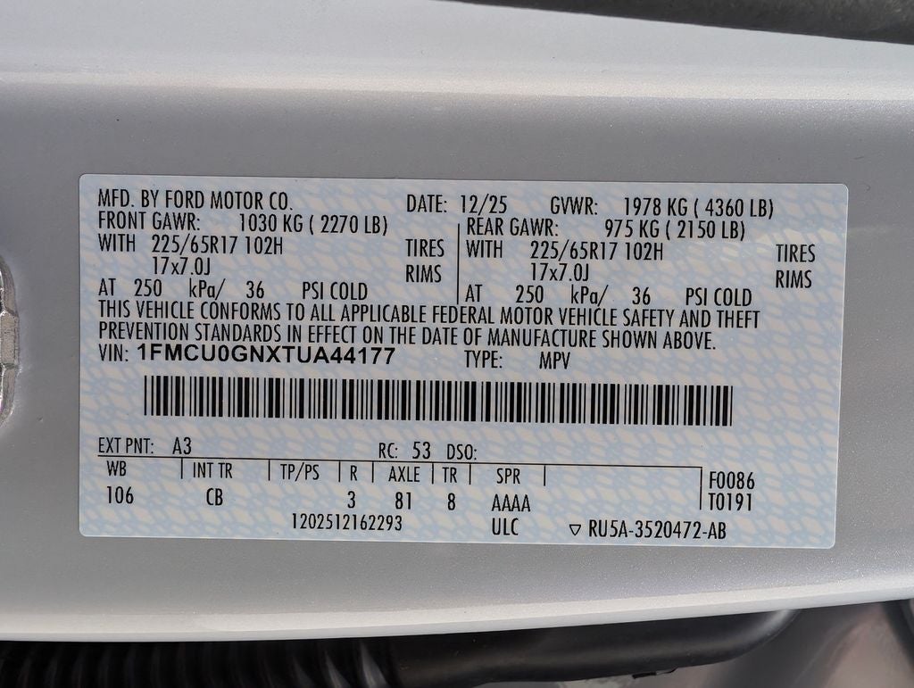 2026 Ford Escape Active