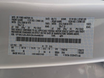 2016 Ford Escape Titanium