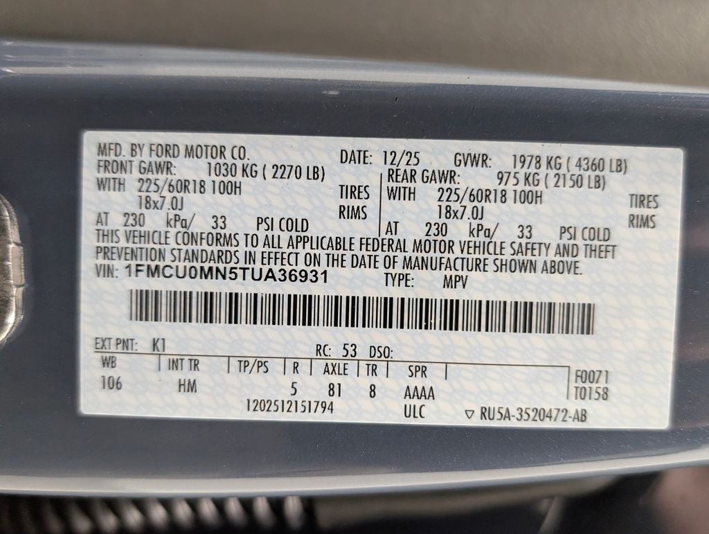 2026 Ford Escape ST-Line