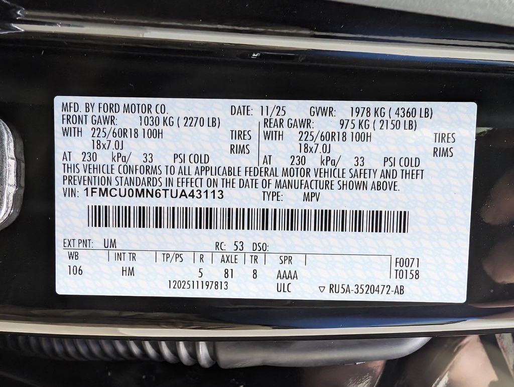 2026 Ford Escape ST-Line