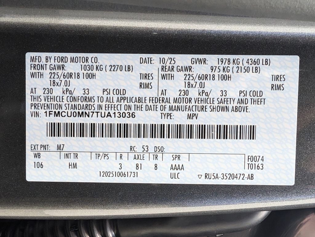 2026 Ford Escape ST-Line