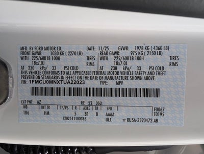 2026 Ford Escape ST-Line