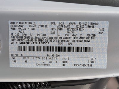 2026 Ford Escape Active