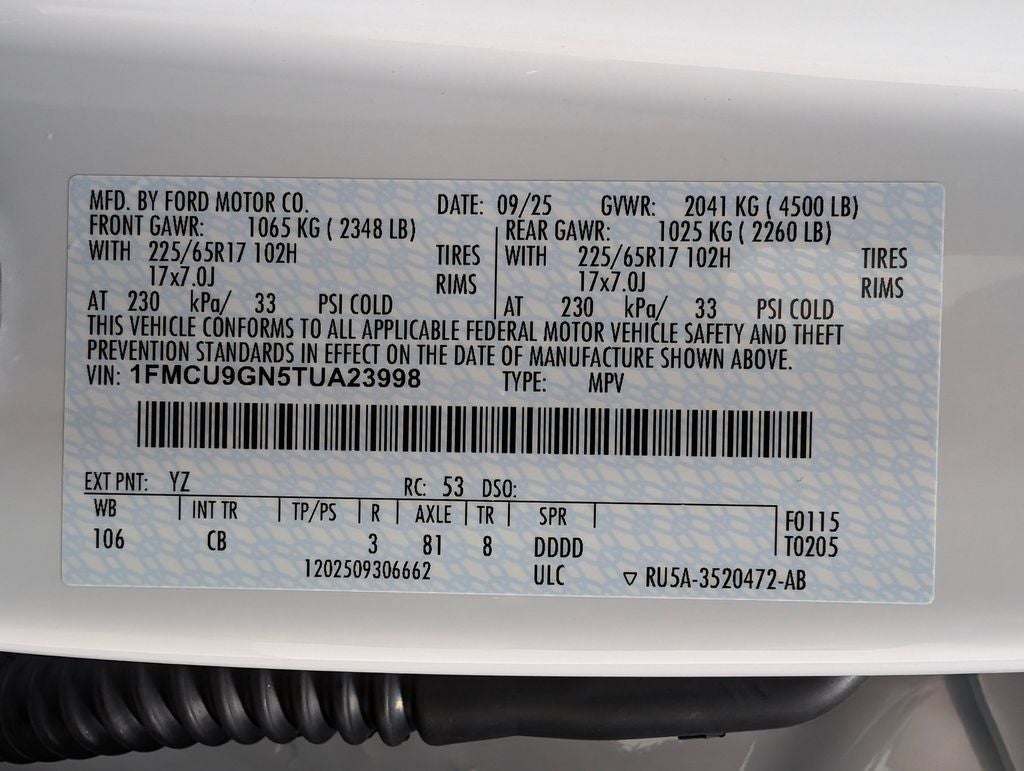 2026 Ford Escape Active