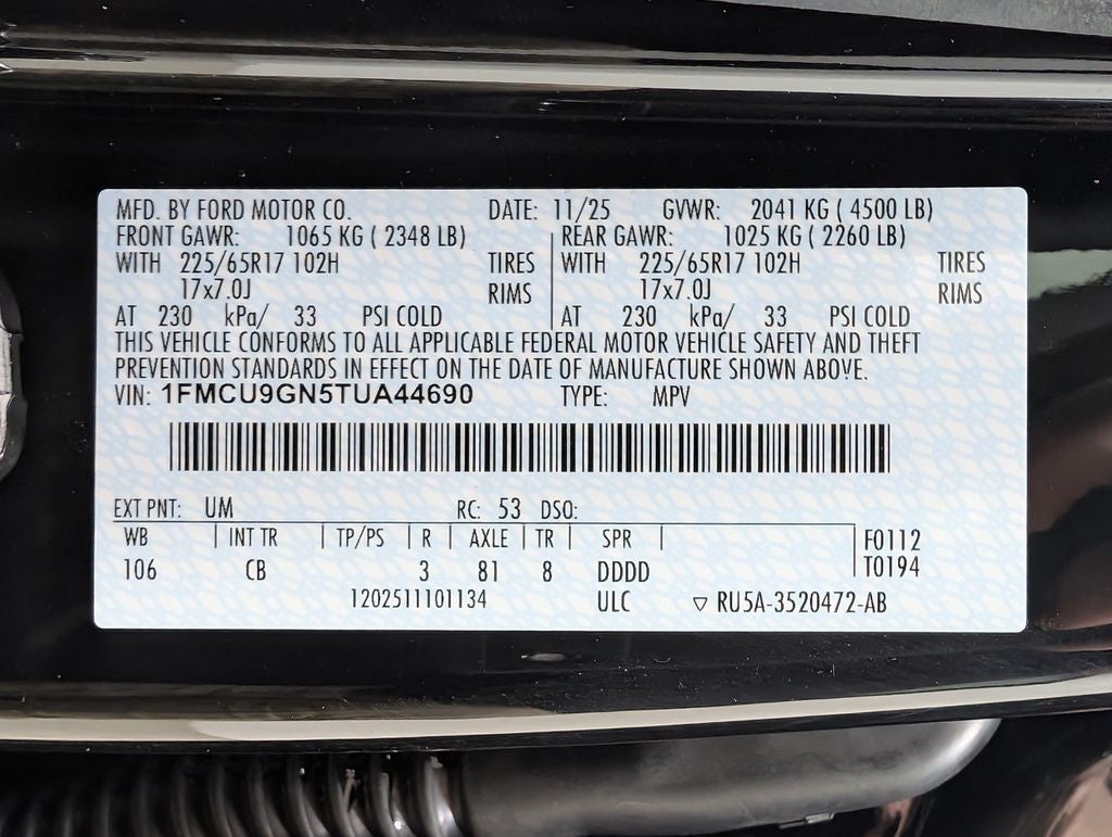 2026 Ford Escape Active