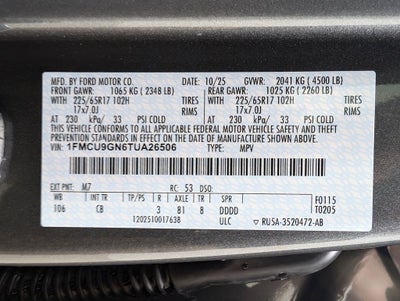 2026 Ford Escape Active