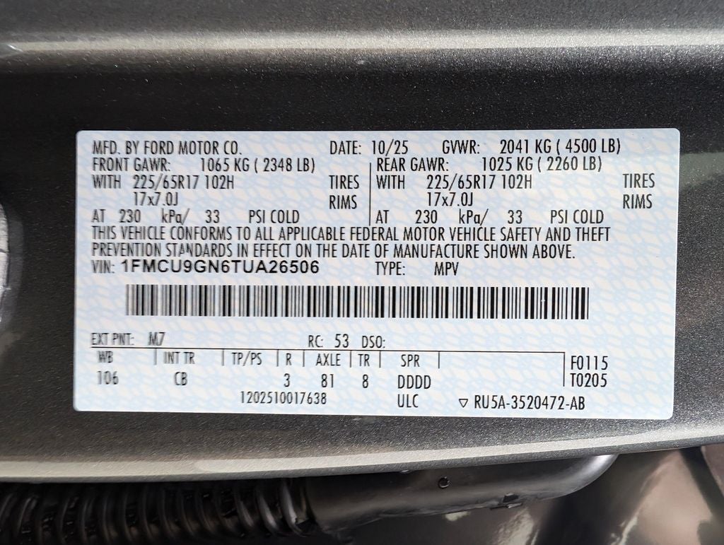 2026 Ford Escape Active