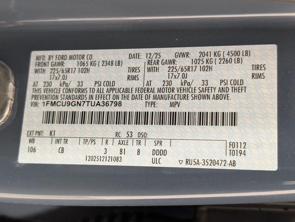 2026 Ford Escape Active