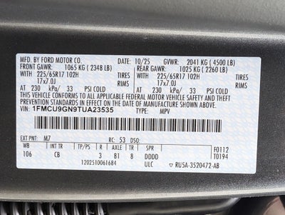 2026 Ford Escape Active