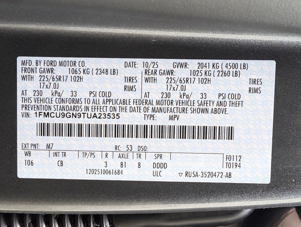 2026 Ford Escape Active