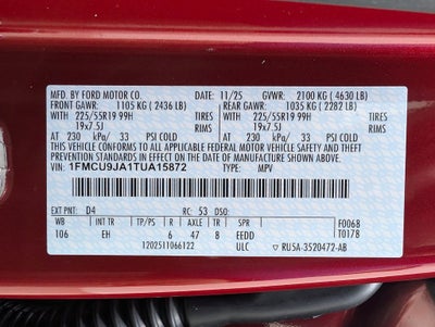 2026 Ford Escape Platinum