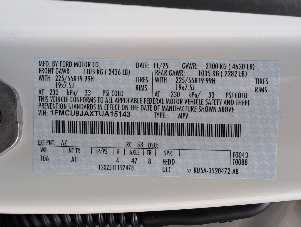 2026 Ford Escape Platinum