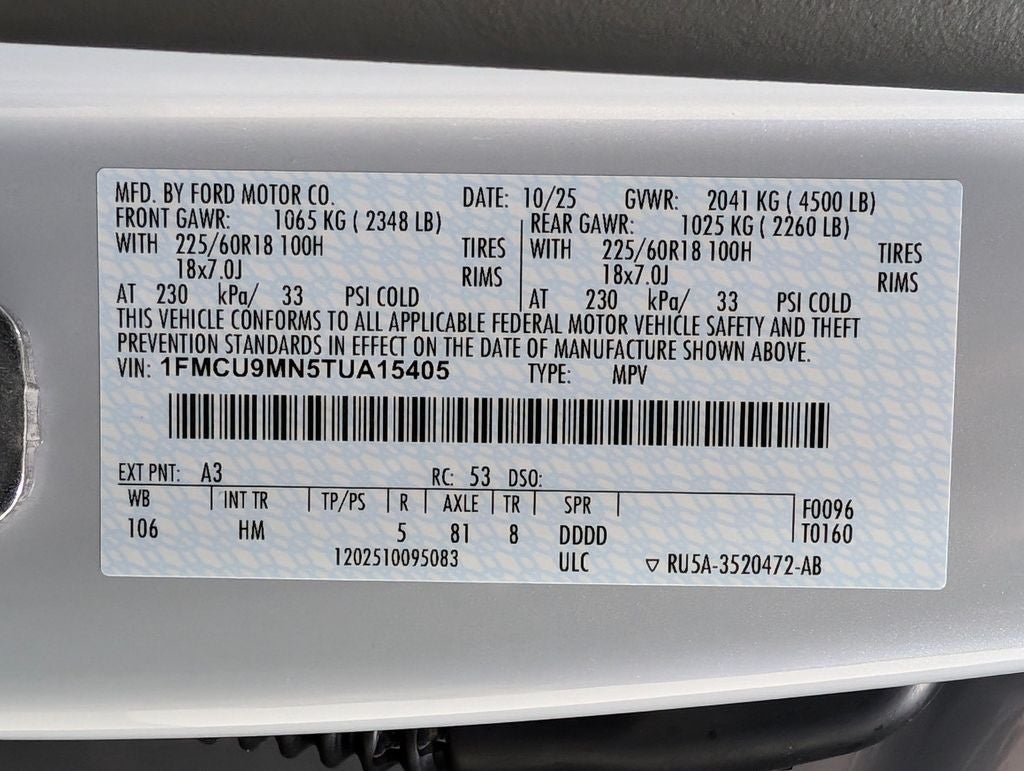 2026 Ford Escape ST-Line