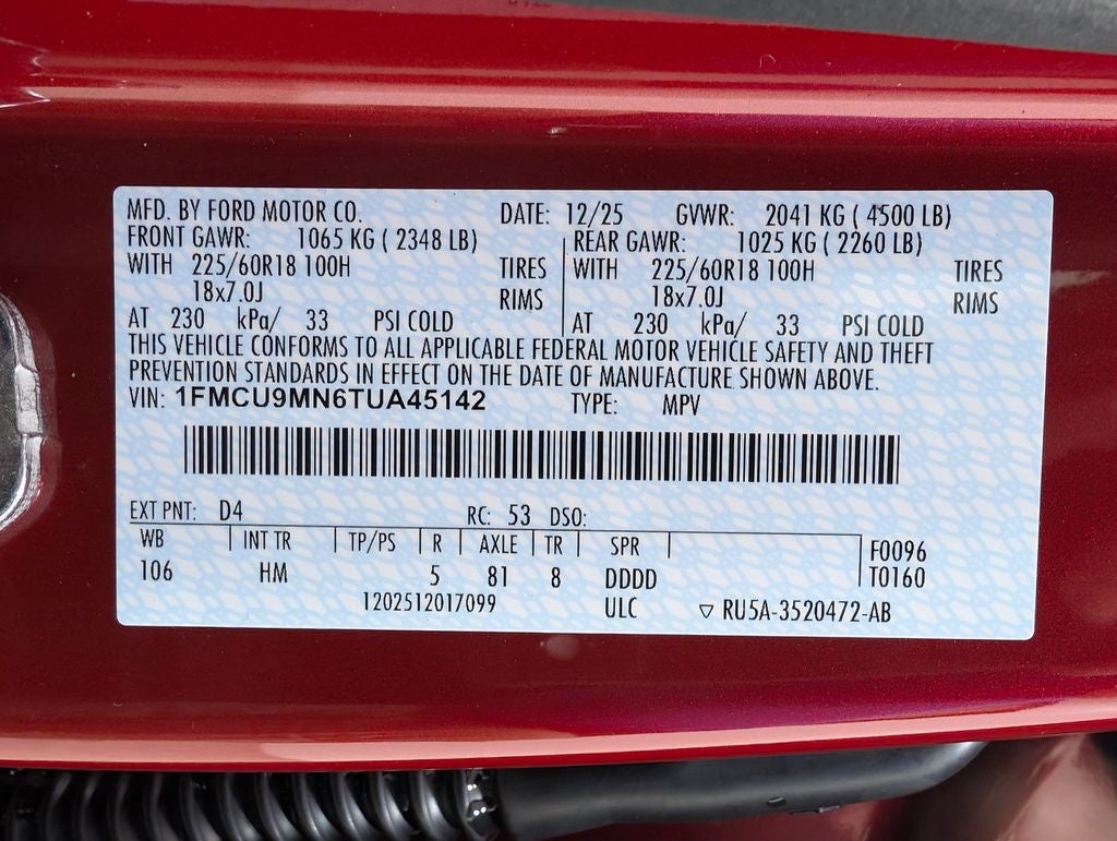 2026 Ford Escape ST-Line